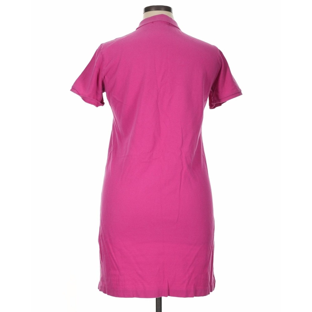 Ralph Lauren Sport Dress Women XL Pink Polo Pique Short Sleeve Cotton Knit Pony - Picture 2 of 7